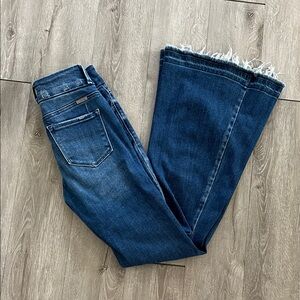 KanCan Dark Blue Flare Jeans